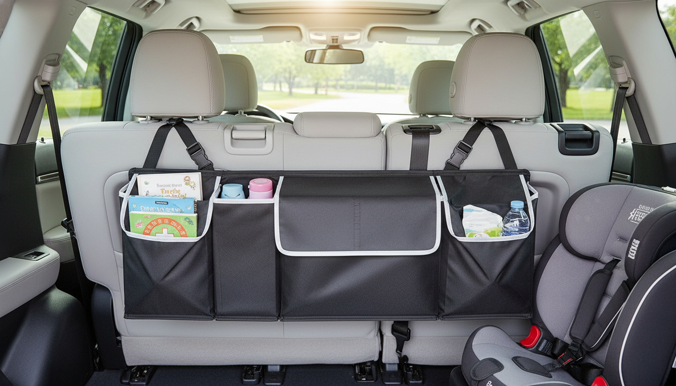 Trunk Organizer & Backseat Storage Bag: Less Mess, More Safety
