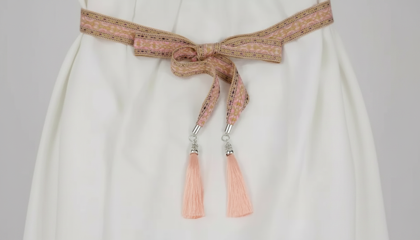 How to Style a Boho Tassel Chain Waist Belt