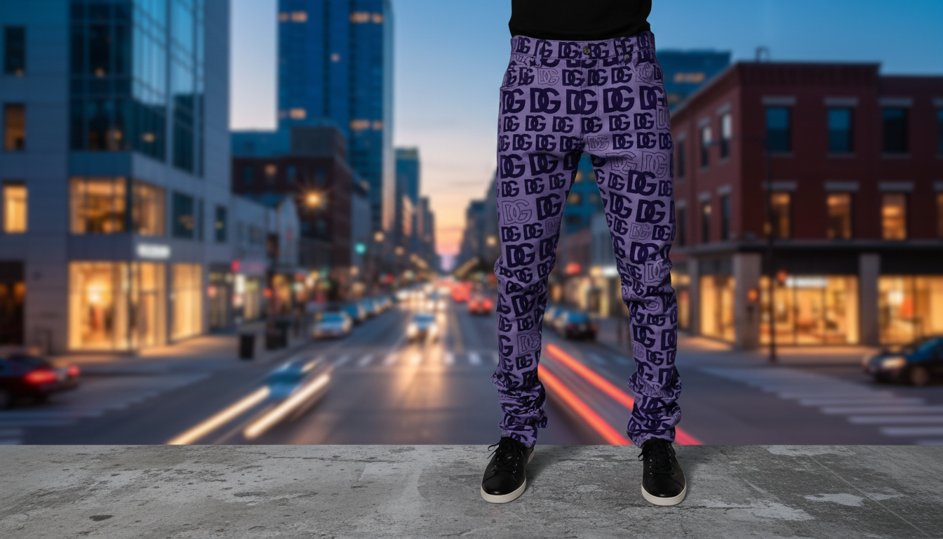 Dolce & Gabbana Purple Logo Skinny Jeans Style Guide