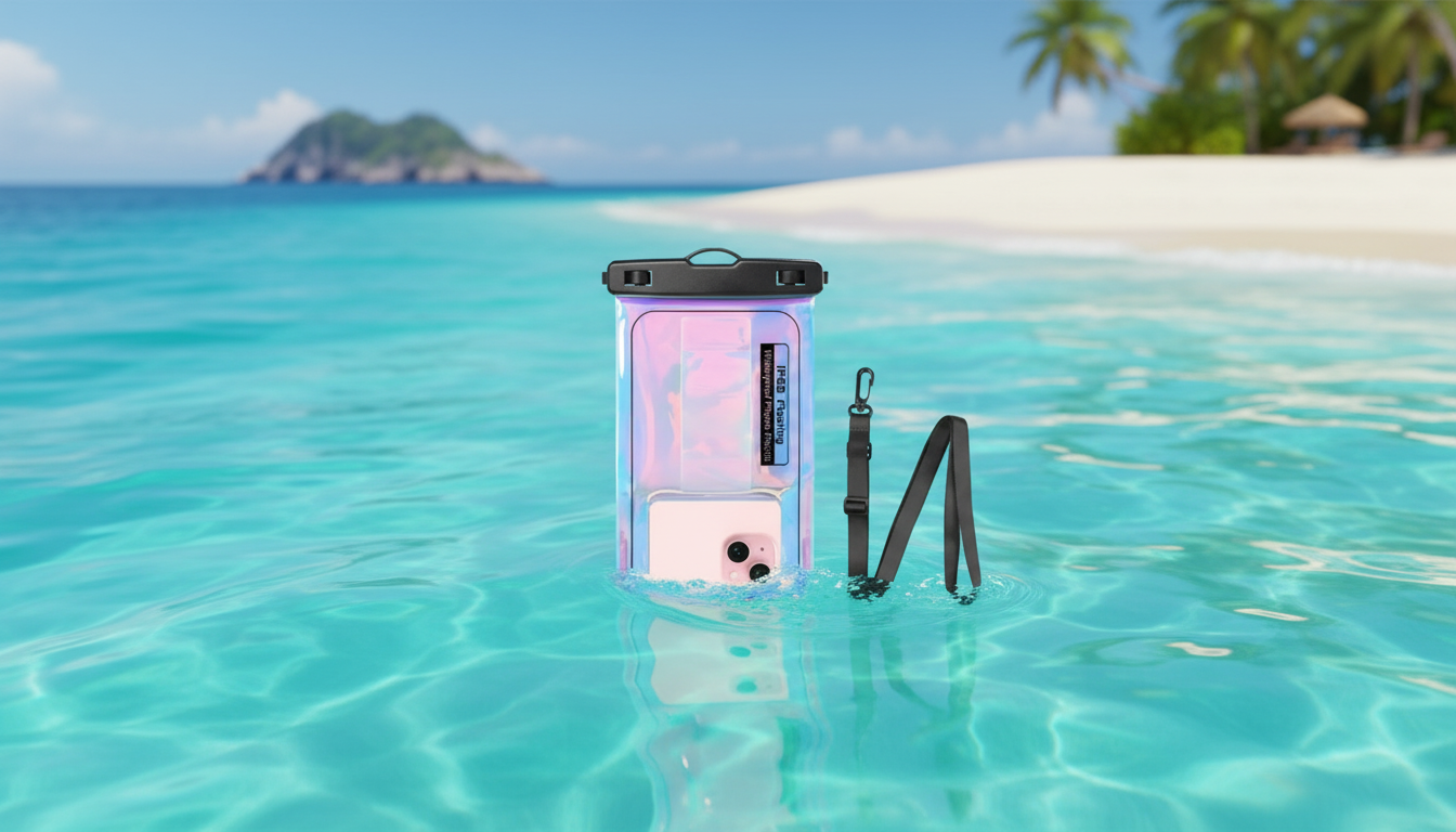 Floating Waterproof Phone Pouch for Pool, Beach & Boating