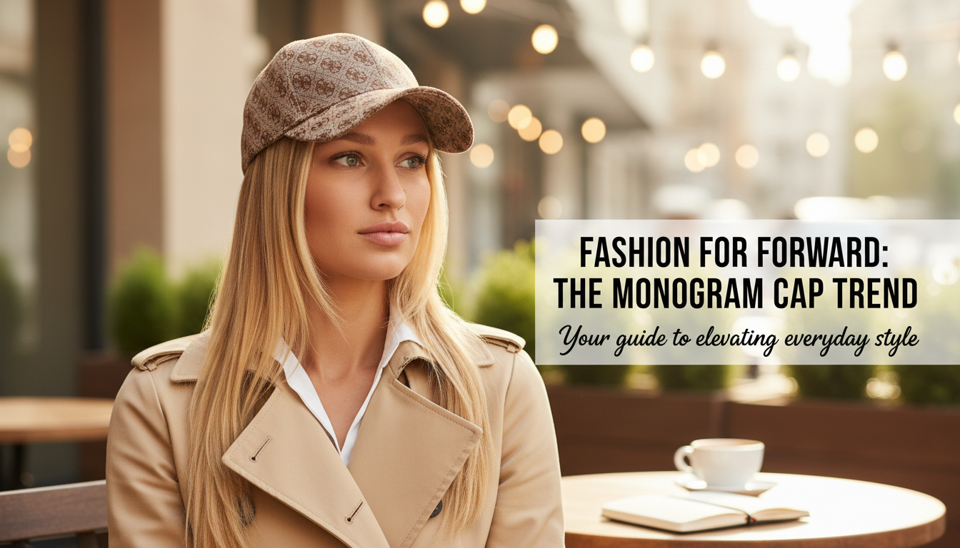 GUESS Women’s Beige Printed Cap for Fall & Winter Style