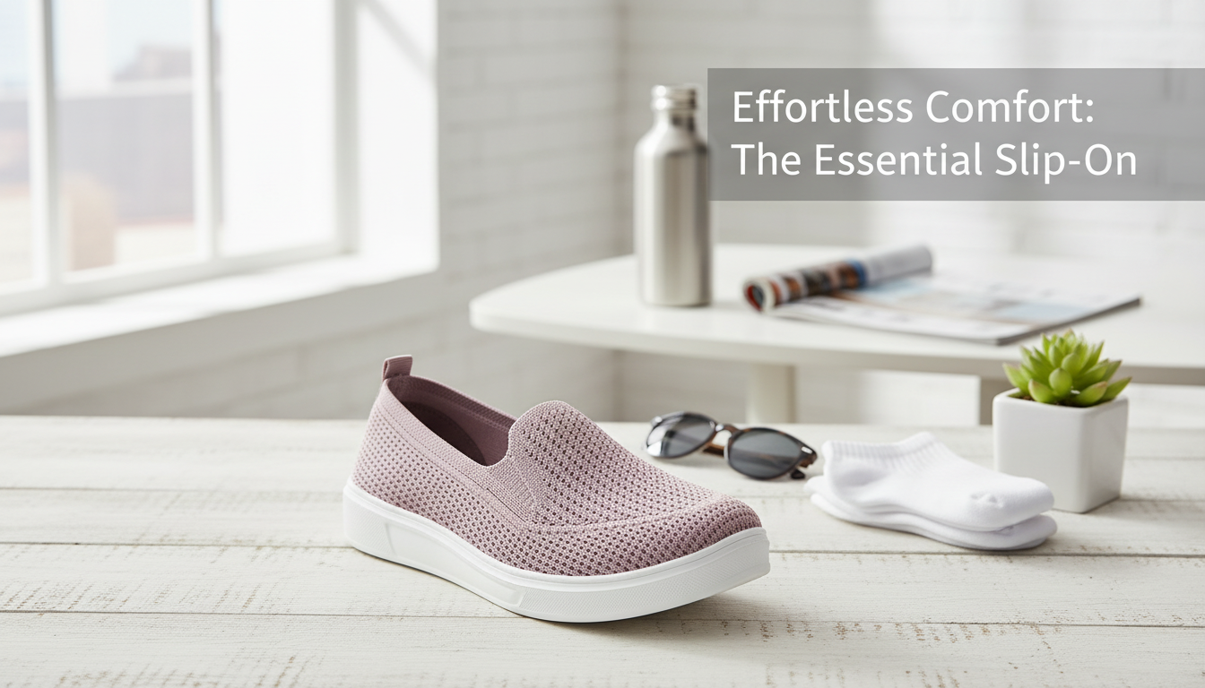 Lightweight Breathable Slip-On Walking Shoes for All Day