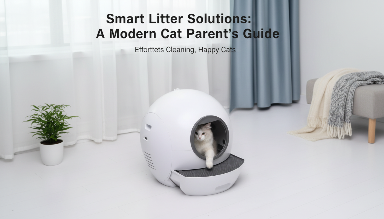 WiFi Self-Cleaning Cat Litter Box with Enclosed Drawer
